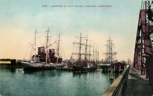 Shipping at City Wharf, Oakland, California                         